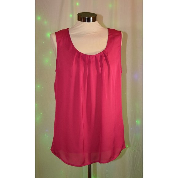 Investments Pink Tank size 14 - Picture 1 of 8